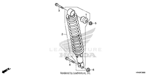Rear Shock Absorber Schematic