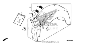 Rear Fender (1) Schematic