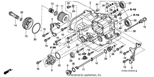 Front Crankcase Cover Schematic