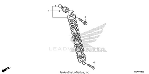 Rear Shock Absorber Schematic