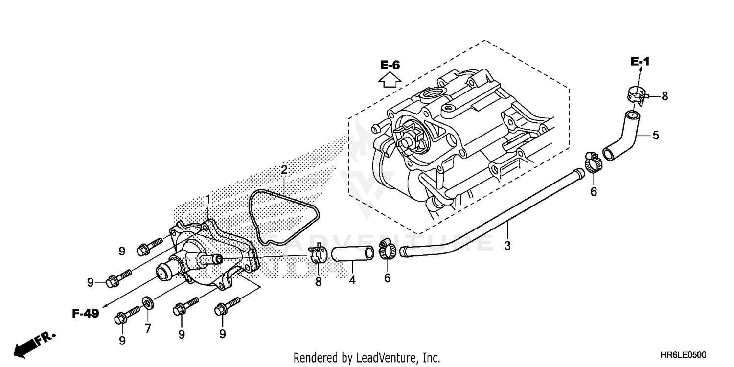 WATER PUMP COVER