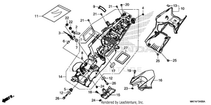 Rear Fender Schematic