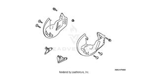 Front Disc Covers        (chrome) Schematic