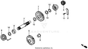 Kick Starter Spindle Schematic