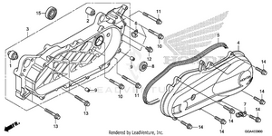 Swingarm@left Side Cover Schematic