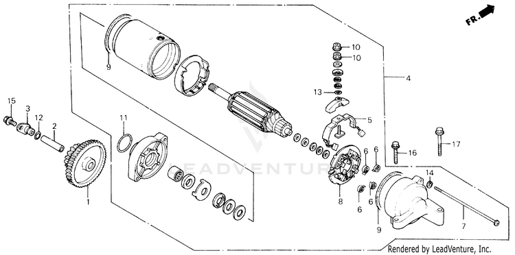 1988 Honda CBR1000F OEM Parts