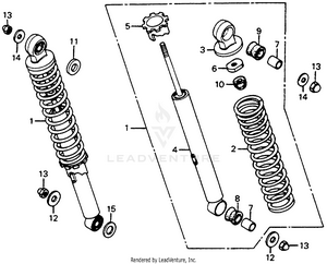 Rear Shock Absorber 79 Schematic