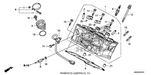 Cylinder Head (rr.) Schematic