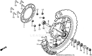 Rear Wheel 82 Schematic