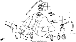 Fuel Tank 86-91 Schematic