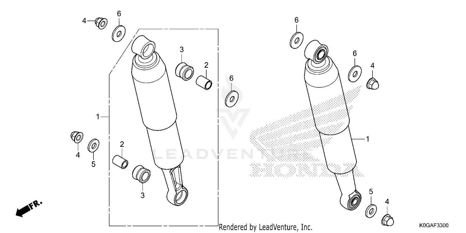 REAR SHOCK ABSORBER