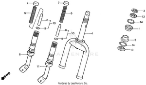 Front Fork Schematic