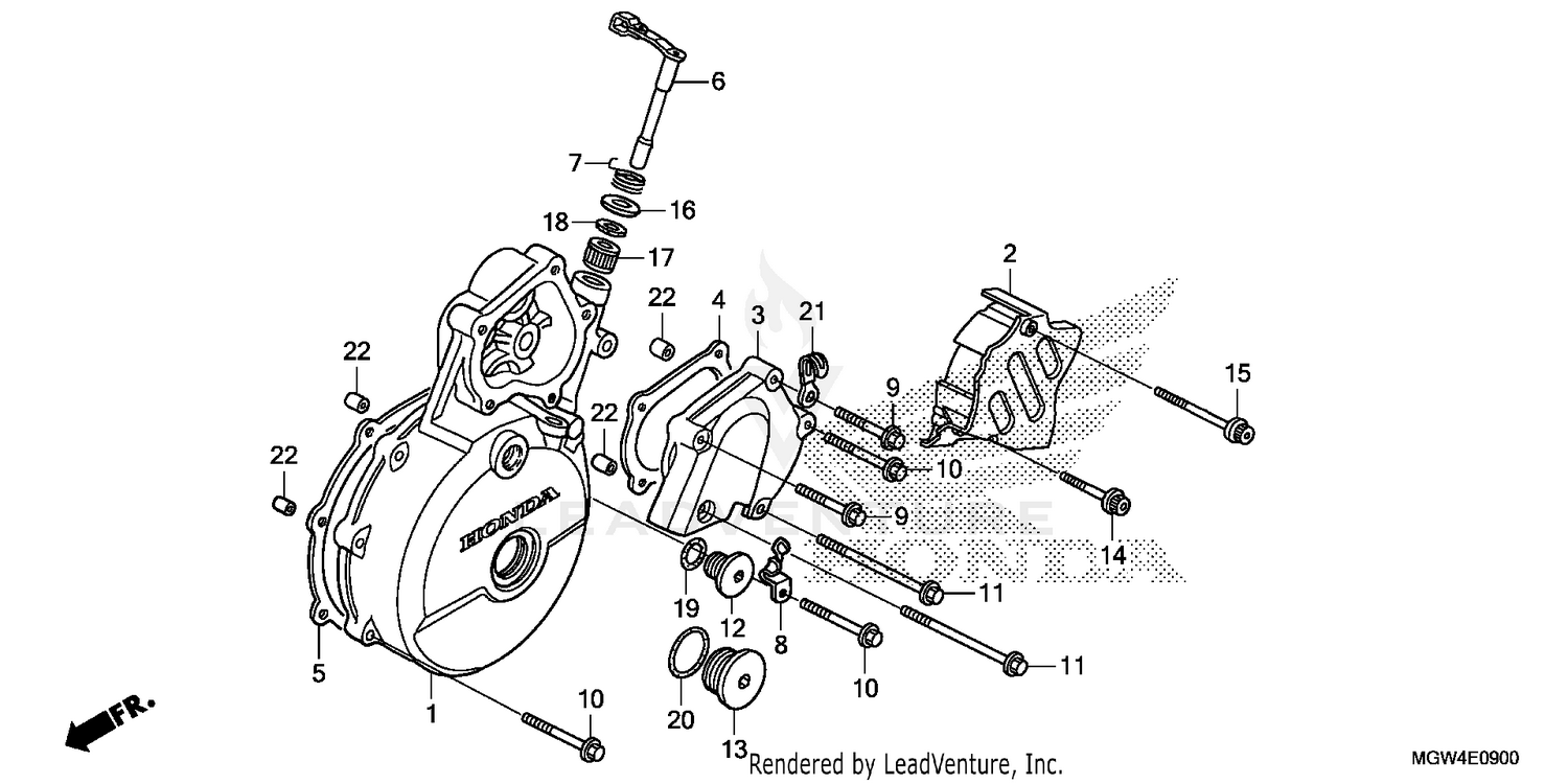 LEFT CRANKCASE COVER