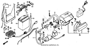 Battery + Fuel Pump Schematic