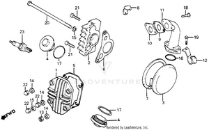 Cylinder Head Cover Schematic