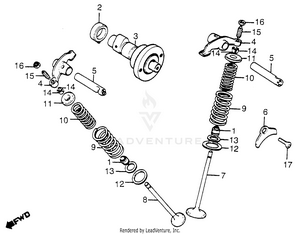 Camshaft + Vavle Schematic