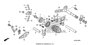 Gearshift Drum Schematic