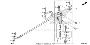 Rear Brake Master Cylinder Schematic