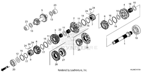 Final Drive Shaft Schematic