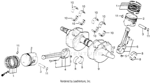 Crankshaft + Piston Schematic