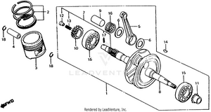 Crankshaft + Piston Schematic