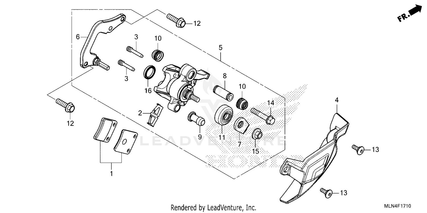 PARKING BRAKE CALIPER