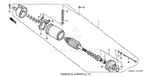Starter Motor Schematic