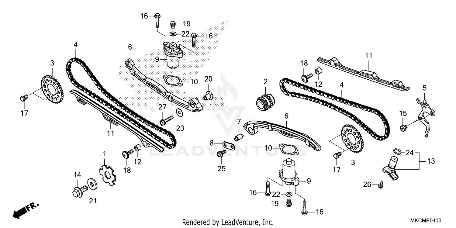 CAM CHAIN@TENSIONER