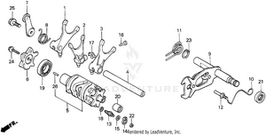 Gearshift Drum Schematic