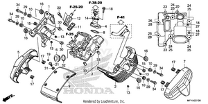 Front Cylinder Head Cover Schematic