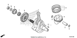 Crankshaft@piston Schematic