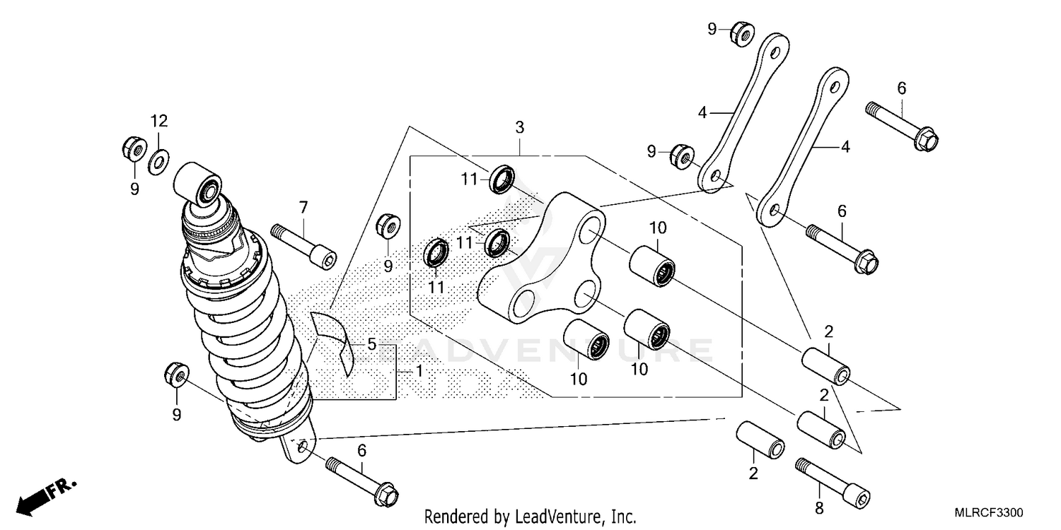 REAR SHOCK ABSORBER