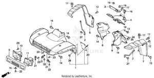 Front Fender Schematic