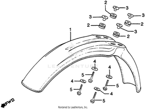 Front Fender Schematic