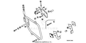 Saddlebag Mounting Bracket Schematic