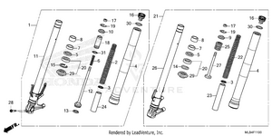 Front Fork Schematic