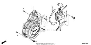 Alternator Cover Schematic