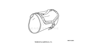 Leather Touring Bag (studded) Schematic
