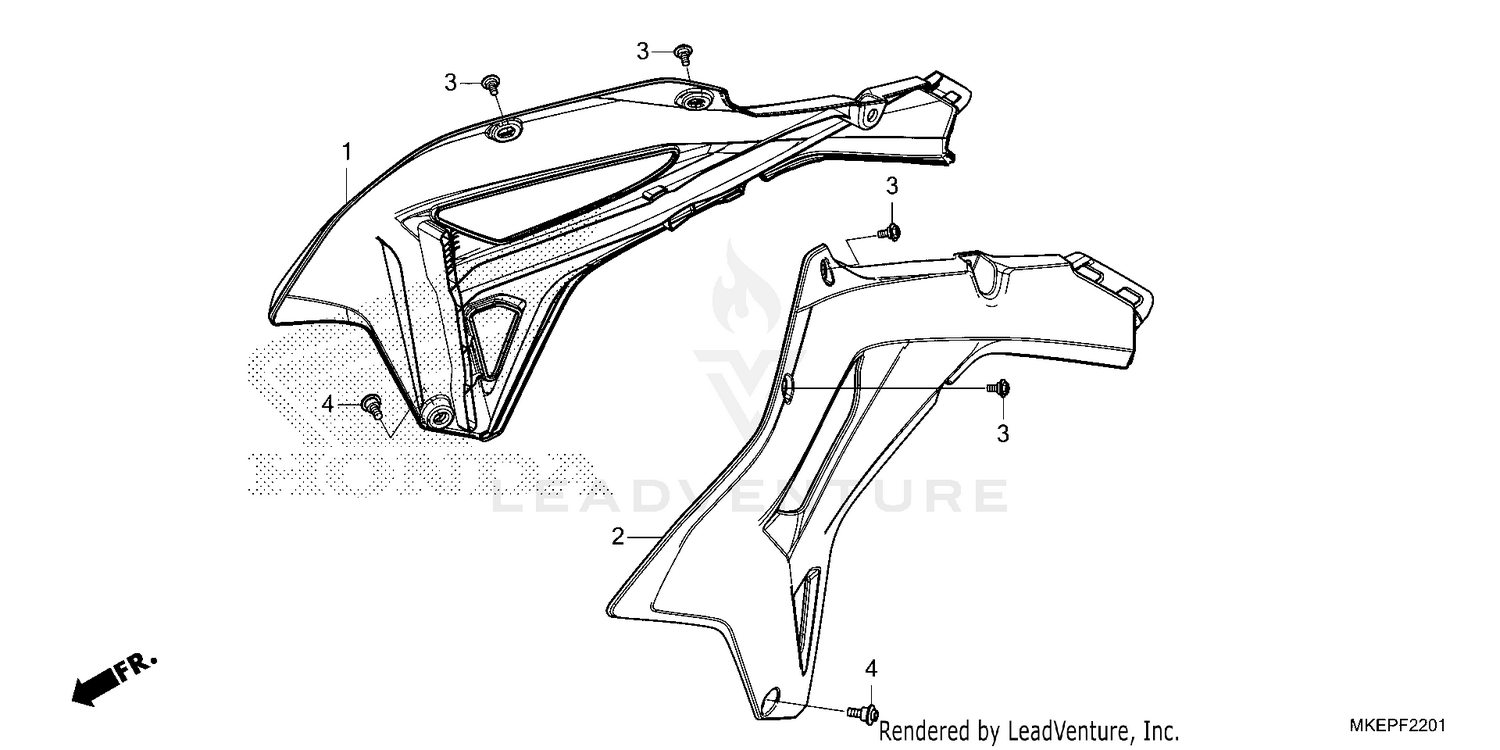RADIATOR SHROUD (2)