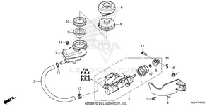 Brake Master Cylinder Schematic
