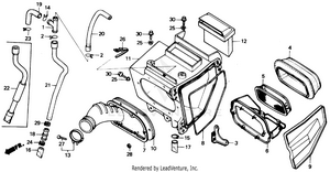 Air Cleaner 86-91 Schematic
