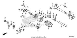 Gearshift Drum Schematic