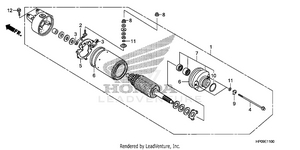 Starting Motor Schematic