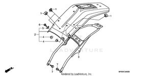 Rear Fender Schematic