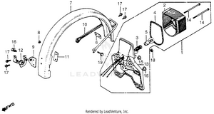 Taillight + Rear Fender Schematic