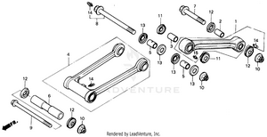 Rear Shock Absorber Arm Schematic