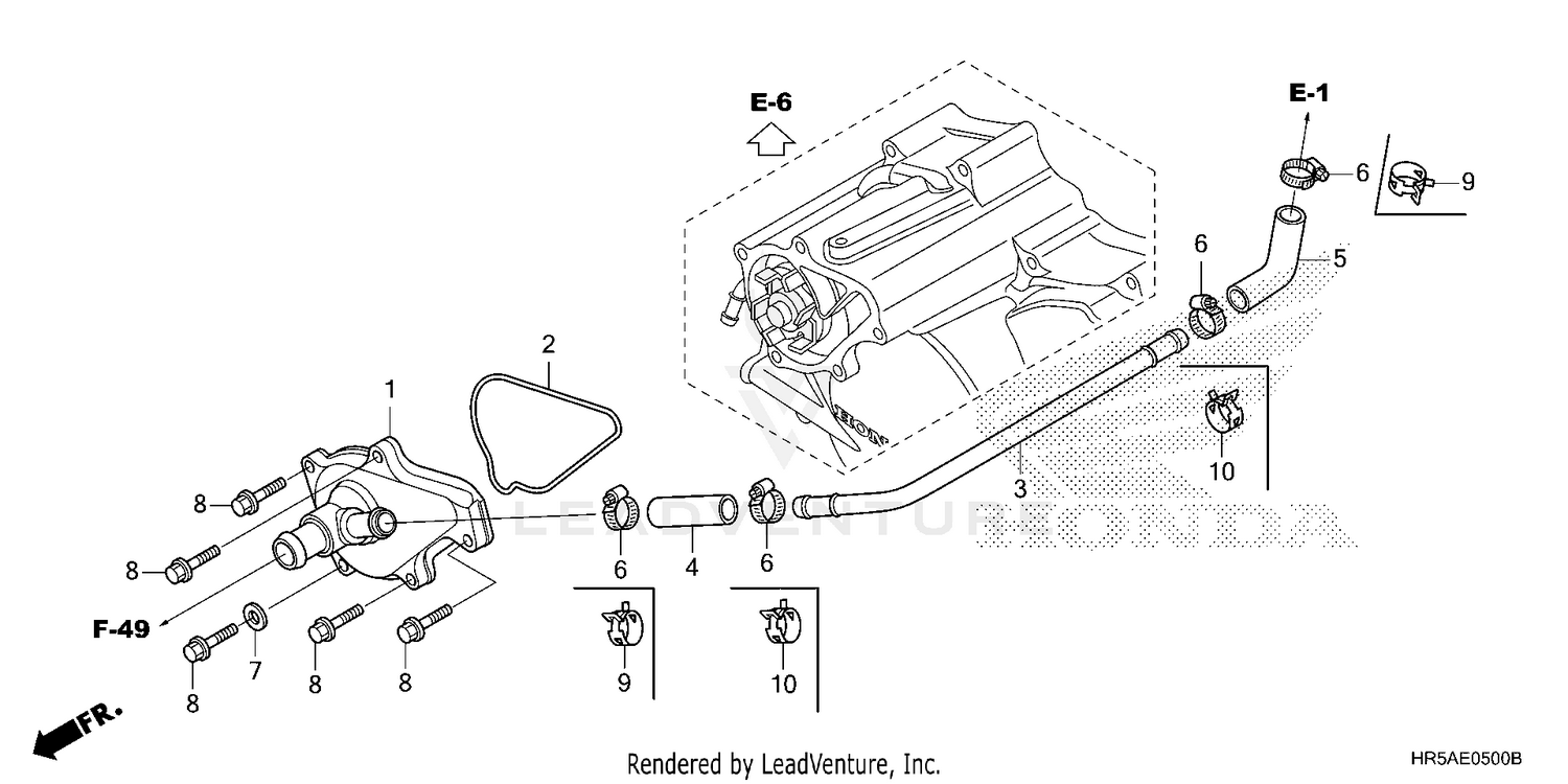 WATER PUMP COVER