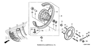 Rear Wheel Schematic