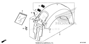 Rear Fender (1) Schematic