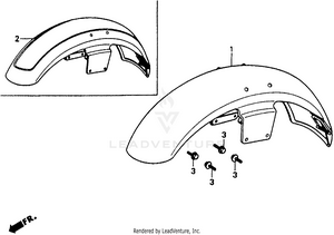 Front Fender Schematic